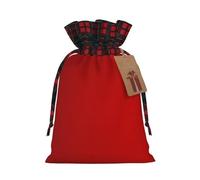 Christmas Drawstring Gift Bags Xmas Present Bags Gift Package Candy Sweet Goodie Wrapping Bags for Kids Holiday Christmas Eve Presents