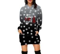 Christmas Dresses for Women Off Shoulder Velvet Dress Snowman Sexy Swing Long Sleeve V-Neck Plush Novelty Printed Skater Evening Party Xmas Outfit Cosplay Black