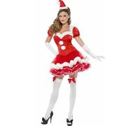 Christmas Dresses Women's Christmas Lingerie Rabbit Underdress Short Mini Dress Sexy Lingerie Cosplay Velvet Girls Claus Santa Christmas Outfits Christmas Costume with Hat