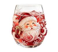 Christmas Drinking Glasses Non-Slip Glasses as Drinkware for Hot and