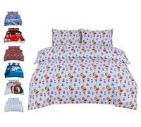 Christmas Duvet Cover Quilt Bedding Set With Pillowcases 3D Printed Santa Xmax Snowman Decorations Soft Poly-Cotton Reversible Luxury Beddings Sleep Comfortable (Super King, Xmax Cats)