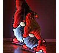 Christmas Dwarf Infinity 73 LED 16x30 CM Decoration Figures Luminous