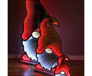 Christmas Dwarf Infinity 73 LED 16x30 CM Decoration Figures Luminous