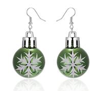 Christmas Earring Women Earring Popular Jewelry Christmas Day Families Gifts Green Red Strip Light Bulb Dangle Balls Earrings For Women