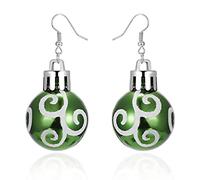 Christmas Earring Women Earring Popular Jewelry Christmas Day Families Gifts Green Red Strip Light Bulb Dangle