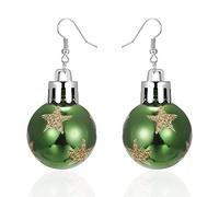 Christmas Earring Women Earring Popular Jewelry Christmas Day Families Gifts Green Red Strip Light Bulb Dangle