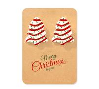 Christmas Earrings for Women Christmas Tree Dangle Earrings Snowflake Santa Candy Cane Snowman Penguin Earrings Holiday Winter Earrings Christmas Stocking Stuffers Gifts, Metal, No Gemstone