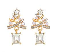 Christmas Earrings Gifts for Women,Xmas Holiday Dangle Earrings Christmas Stud Tree Earring,Xmas Tree Dangle Hoop Earring,Women Holiday Party Gift