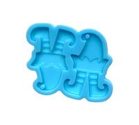 Christmas Earrings Pendant Silicone Mold Jewelry Pendants Epoxy Resin Molds for Epoxy Resin Earring Keychain Charms Christmas Series Mold Casting Earring Moulds for Jewellery Decorative Home