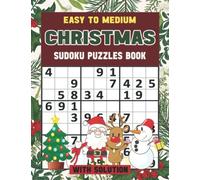 Christmas Easy To Medium Sudoku Puzzles Book With Solution: 1200+ Words Medium Level Suokku Puzzles Book for Beginners