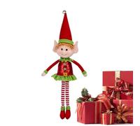 Christmas El-f Doll - 65 Cm Long-legged El-f Doll, The El-f The Shelf Toy El-f, Charming Red Long Leg Soft Body Vinylface Girl El-f With Hat For Window, Porch, Fireplace - Ladies