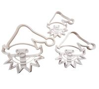 Christmas Elf Helper Toys Shape Cookie Cutter Dough Biscuit Pastry Fondant Stamp Stencil Sharp Elves Xmas (Small)