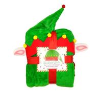 Christmas Elf Kids Hooded Blanket