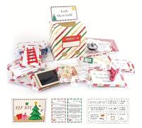 Christmas Elf Kit 24 Days Advent Calendar 2025, Elf Magic Kit, Fun Elf Activities Props, Elf Kits Christmas Countdown Calendar Xmas Present Gift Box (A)