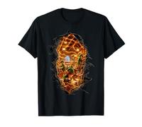 Christmas Elf Making Toys Inside Santa's Magical Workshop 3D T-Shirt