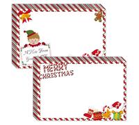 Christmas Elf Notes North Pole Elf Christmas Cards,Double Sided Blank Kids Magical Elf Letters Note Cards From Elf Christmas Winter Holiday Students Kids Activities Favor,4x6 Inch,50 Pack Per Pack