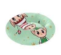 Christmas Elf Pet Dog Bed Anti-Slip fluffier Cat Pillow for Medium Size Pets Supplies