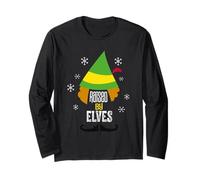 Christmas Elf Raised by Elves Long Sleeve T-Shirt