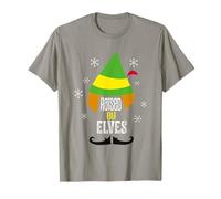 Christmas Elf Raised by Elves T-Shirt