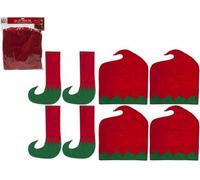 Christmas Elf Table Leg and Chair Cover 8 Piece Set
