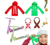 Christmas Elfs Accessories Set - 10*10*3cm Christmass Accessoriess Clothes Set for Dolls | Winter Christmas Doll Outfits Accessories Clothes for Boys and Girls Children