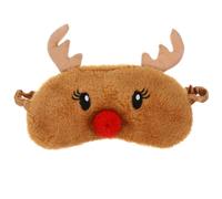 Christmas Elk Plush Sleep Mask for Nap and Light Disturbance