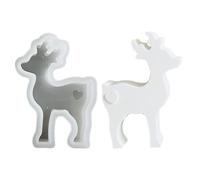 Christmas Elk Silicone Mould | Elk Plaster Molding Mould For Crafts | Durable Silicone Elk Mold For Resin, Plaster, Candles And Soap Making, Decoration Of Christmas