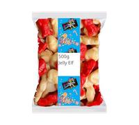 Christmas Elves Caramel Vanilla Flavour Jelly Sweets 500g Sharing Bag | Soft, Chewy Festive Gummy Candy for Gifting & Sweet Tables