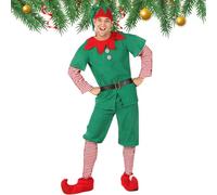 Christmas Elves Costume for Women - Santa's Helper Costumes for Holiday - Holiday Christmas Suit for Adults Kids, Festive Clothes Outfit Cosplay Costumes