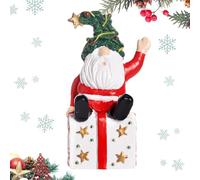 Christmas Elves - Santa Claus Decoration, Resin for Indoor Outdoor Garden Desk Parties