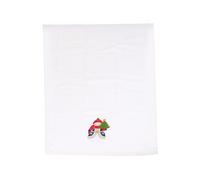 Christmas Embroidered Face Towel Cotton Snowman Pattern Gift | Facial Cloth for Home Use, Creative Holiday Design, Suitable as Beauty Present