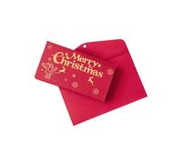 Christmas Envelopes for Cash, 6-Compartment Paper Wallet, Santa Claus Envelopes for Money and Cards, for Christmas, for Family, Friends, Children, Daughter, Son, Girlfriend, Home Under the Christmas