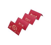 Christmas Envelopes for Cash, 6 Compartments in Thin Cardboard | Money and Christmas Cards Envelopes with Santa Claus - for Children Daughter Son Home Gathering Travel Under the Tree Bookcase