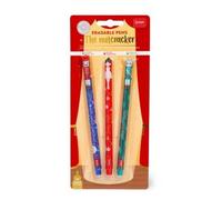 Legami - Set of 3 Erasable Gel Pens, Christmas Edition, with thermo-sensitive ink, Red, Blue, Green, erase without damaging the paper