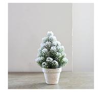 christmas essentials christmas artificial tree white fake tree hanging ornaments mini small cedar pine trees new year home decorations tinsel garland applicable to various scenarios