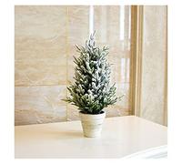 christmas essentials christmas artificial tree white fake tree hanging ornaments mini small cedar pine trees new year home decorations tinsel garland applicable to various scenarios