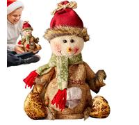 Christmas Eve Bags Reusable Fabric 3D Doll