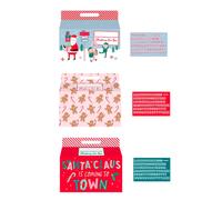 Christmas Eve Box with Alphabet Stickers Assorted Designs