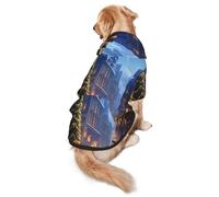 Christmas Eve Dog Hoodie – Soft & Breathable Polyester Pet Clothes for Medium, and Large Dogs