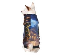 Christmas Eve Dog Hoodie – Soft & Breathable Polyester Pet Clothes for Small, Medium, and Large Dogs