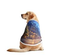 Christmas Eve Dog Shirt for Large & Medium Dogs - Mesh Breathable Pet T-Shirts, Perfect for Daily Wear and Special Occasions