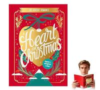 Christmas Eve Love Story Romance Advent Book - 24 Days of Heartwarming Holiday Tales, Christmas Countdown Reading Gift for Women, Cozy Romantic Stories for Book Lovers (1PC)