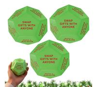 Christmas Exchange Dice Game, Santa Swap Exchange Dice, 12 Different Sides Exchange Game, Funny Christmas Dices Game, Themed Fun Activity for Holiday Family Gathering School Office (2)