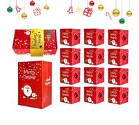 Christmas Exploding Box 12-Piece Reusable Folding Party Favors