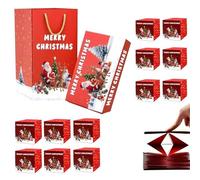Christmas Exploding Money Box | Pop-Up Folding Gift Box For Cash & Red Envelopes | Reusable Bouncing Case For Kids, Adults, Graduation, Weddings, Souvenirs, Holiday Parties & Special Gatherings