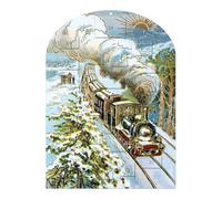 Christmas Express Advent Calendar | Traditional Christmas Picture Advent Calendar | Steam Train in Snowy Hills