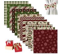 Christmas Fabric 12x12 Vintage Christmas Theme Double Sided Scrapbook Paper 24PCS Scrapbook Paper 12x12 Cardstock Pattern Wrapping Scrapbooking