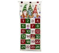 Christmas Fabric Wall Calendar Soft Portable Festive Fabric 24 Days