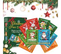 Christmas Face Masks, 10PCS Face Masks Gift Set, Sheet Face Masks, Hydrating Face Mask, Facemasks for Women, Soothing and Moisturizing, Gift Sets for Christmas