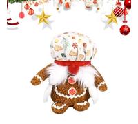 Christmas Faceless Doll - Gingerbread Man Cute Gnome Faceless Doll | Faceless Gnome Doll, Gingerbread Plush for Christmas, Birthdays, Special Occasions